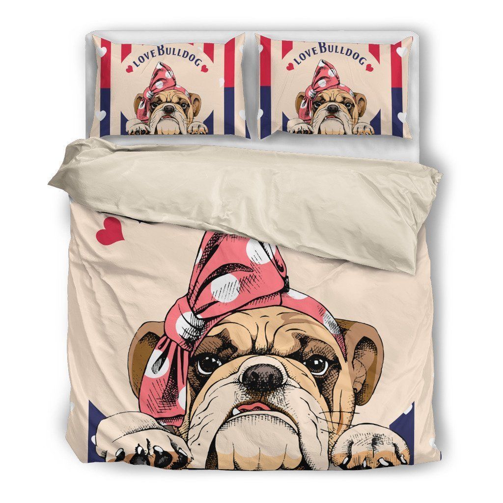 Bulldog Bedding Set