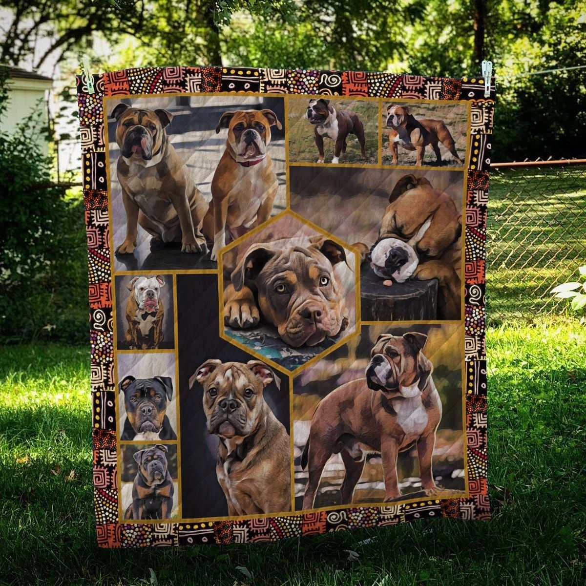 Bulldog Bulldog Is My Bff Quilt Blanket DHC3112929TD