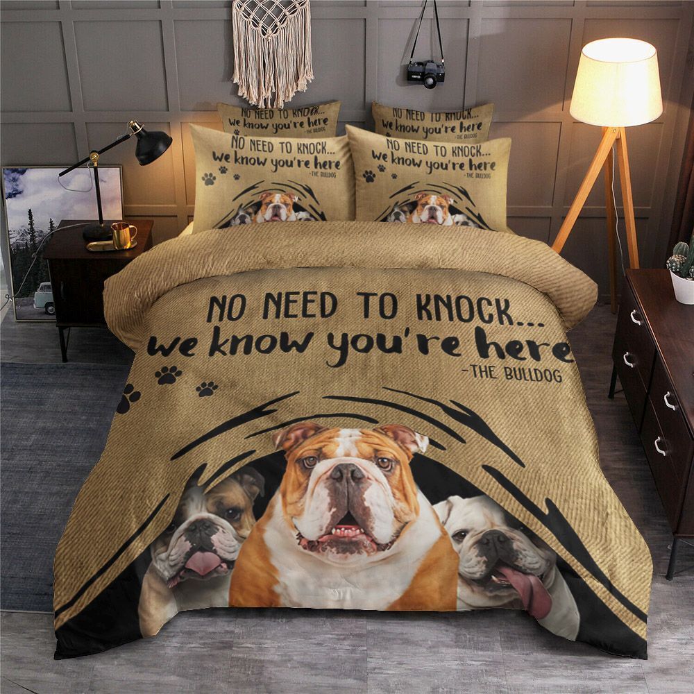 Bulldog Bedding Set