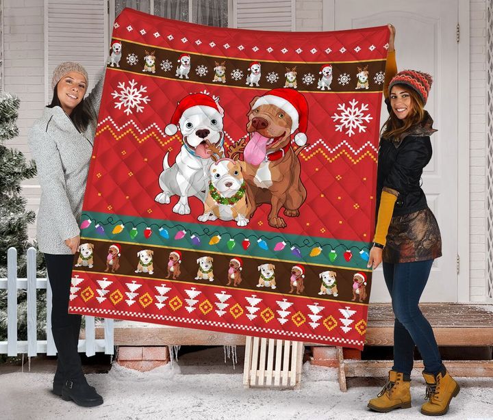 Bulldog Christmas DTC2311803 Quilt Blanket