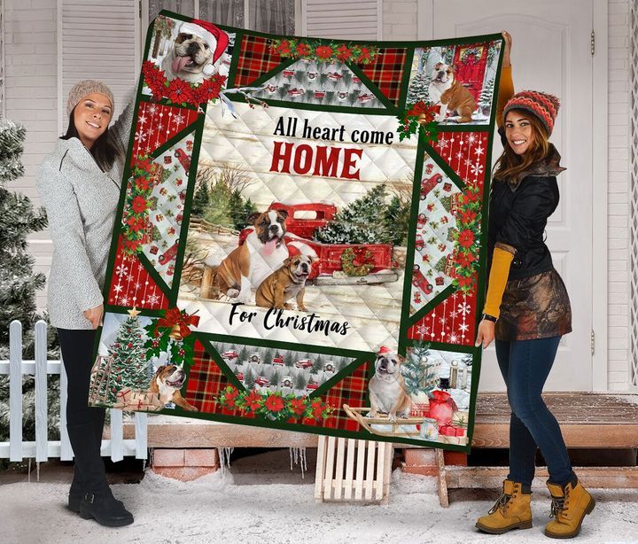 Bulldog Christmas DTC2311805 Quilt Blanket