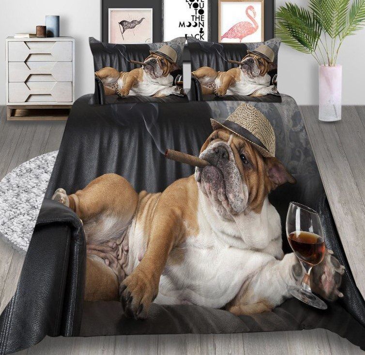 Bulldog Bedding Set