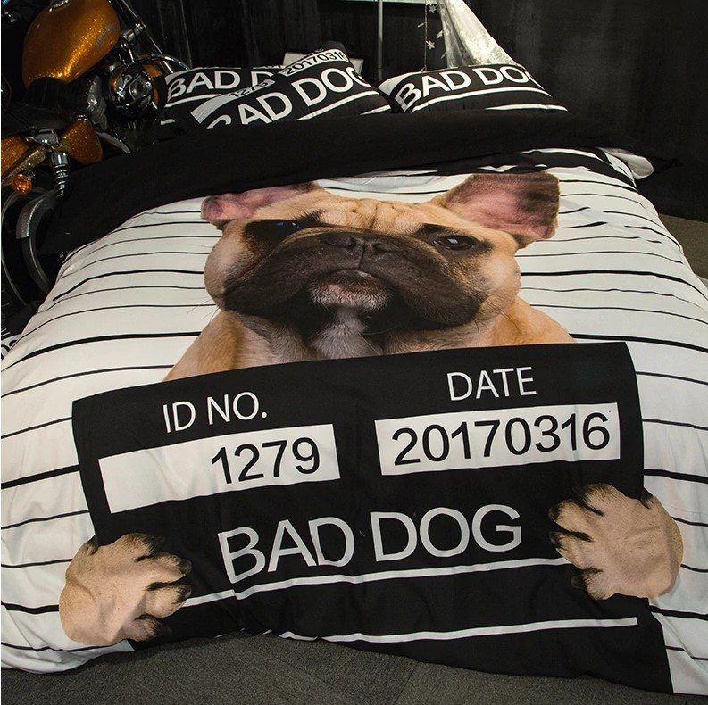 Bulldog Bedding Set