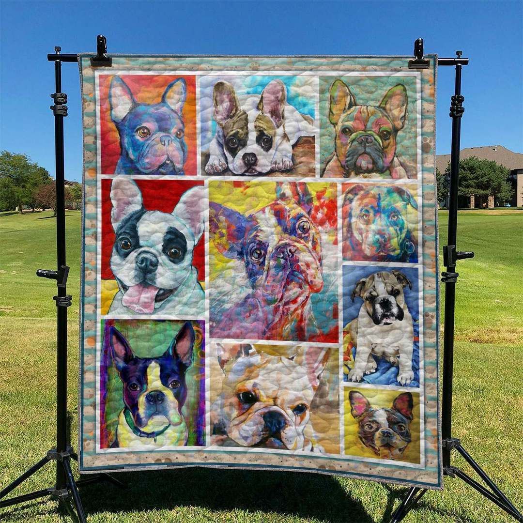 Bulldog Dog TD2809121 Quilt Blanket