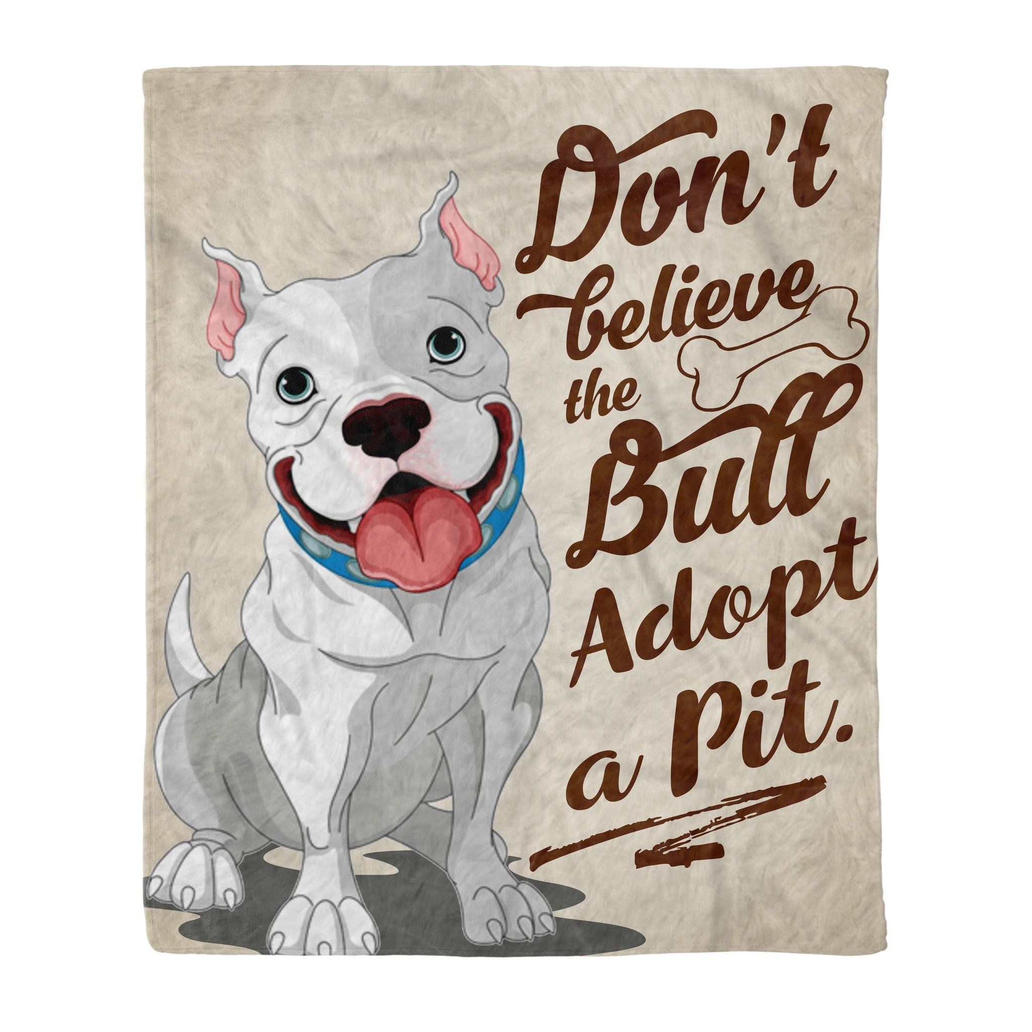 Bulldog Fleece Blanket
