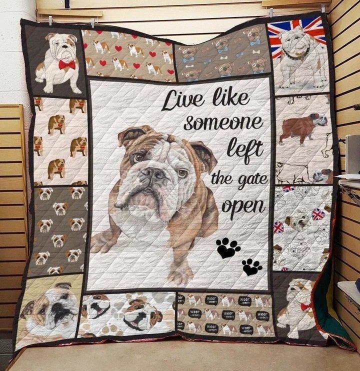 Bulldog DTC2410116 Quilt Blanket