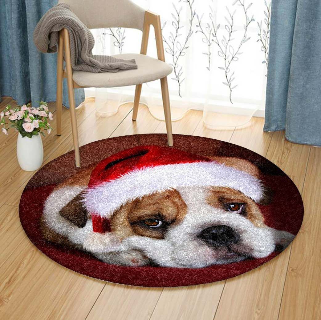 Bulldog Round Carpet