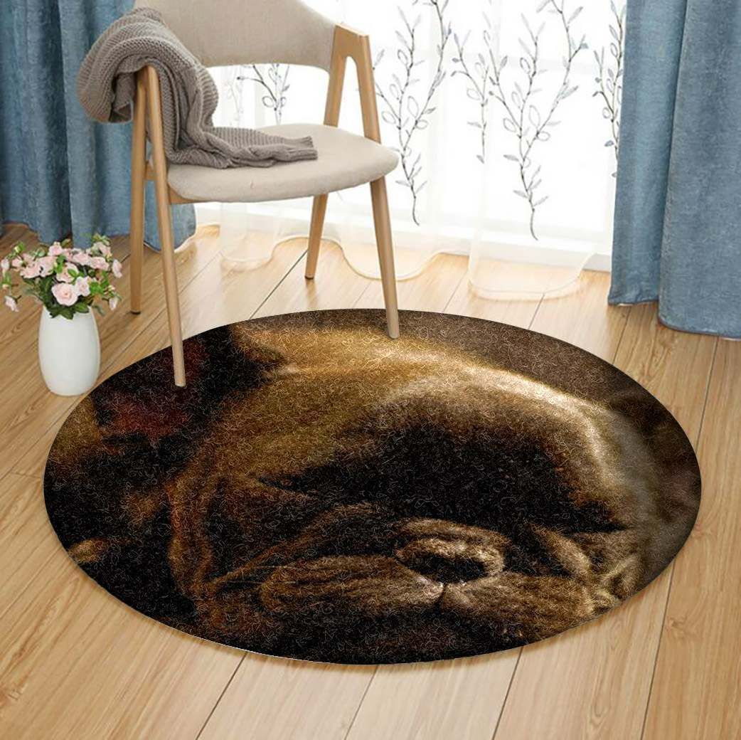Bulldog Round Carpet