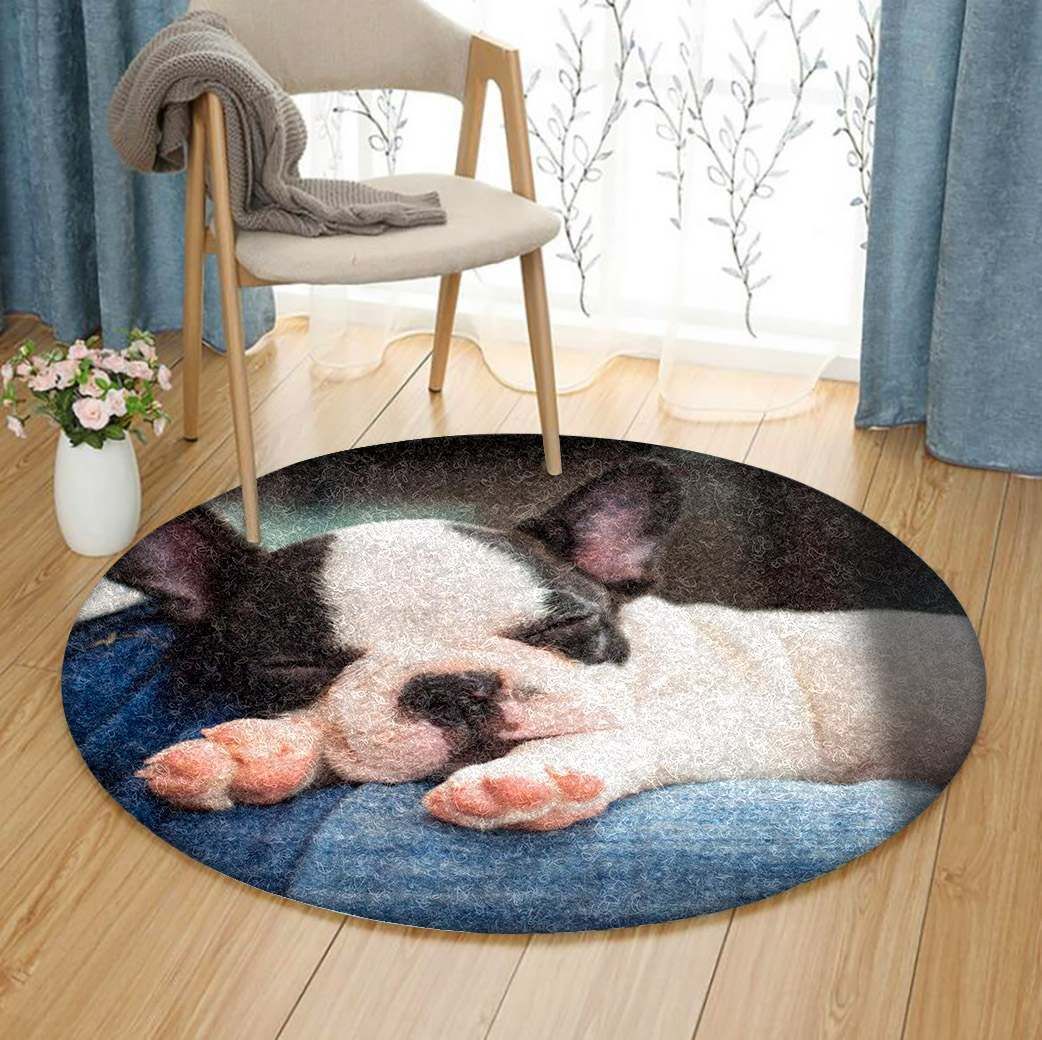 Bulldog Round Carpet