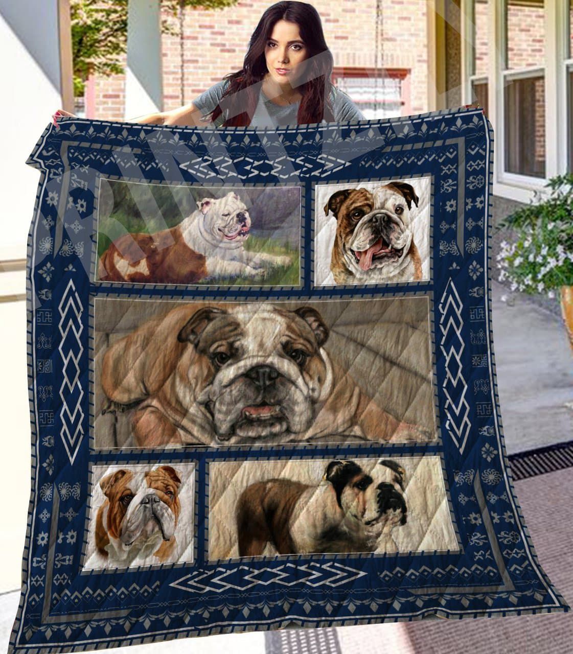Bulldog I Think You Want It Quilt Blanket DHC0201201013TD