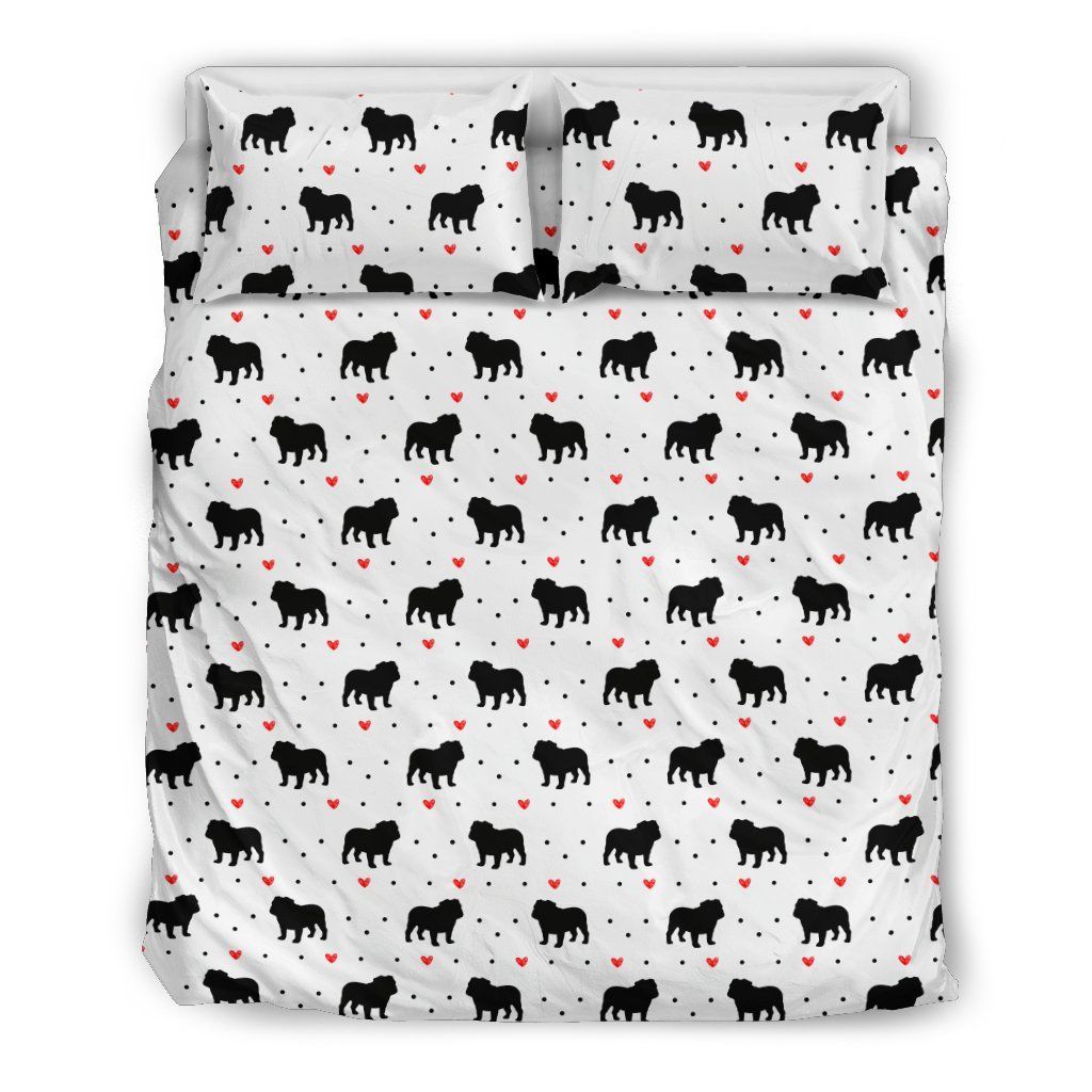 Bulldog Love Bedding Set