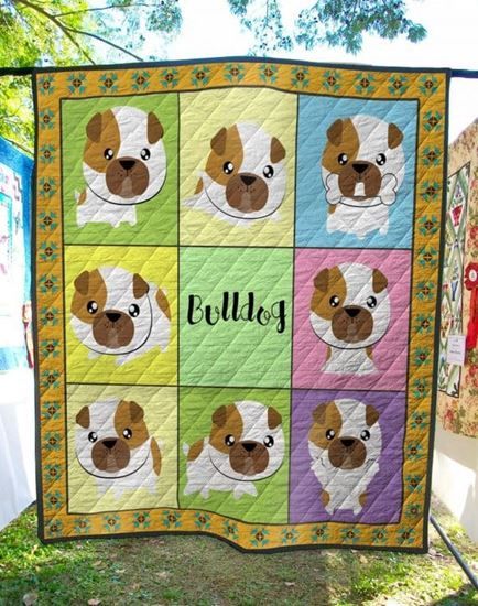 Bulldog Fleece Blanket