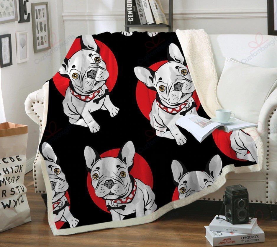 Bulldog Fleece Blanket
