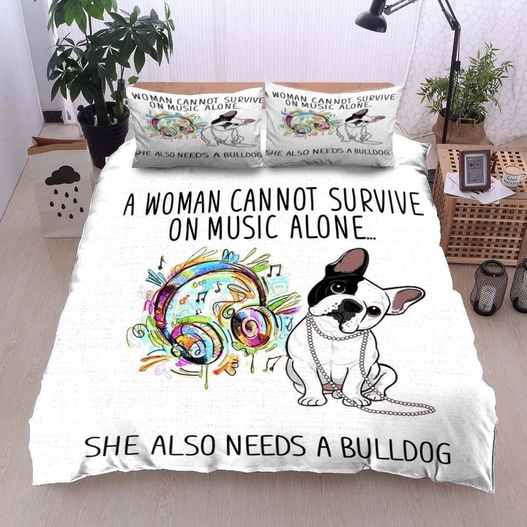 Bulldog Music Bedding Set