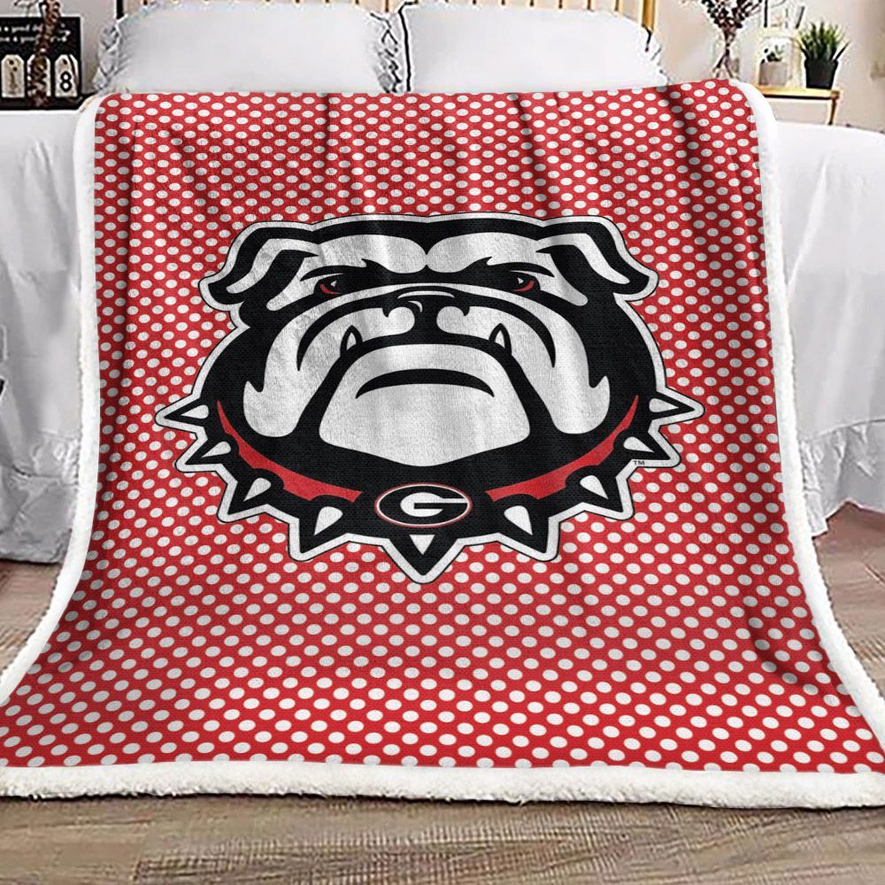 Bulldog Sherpa Fleece Blanket