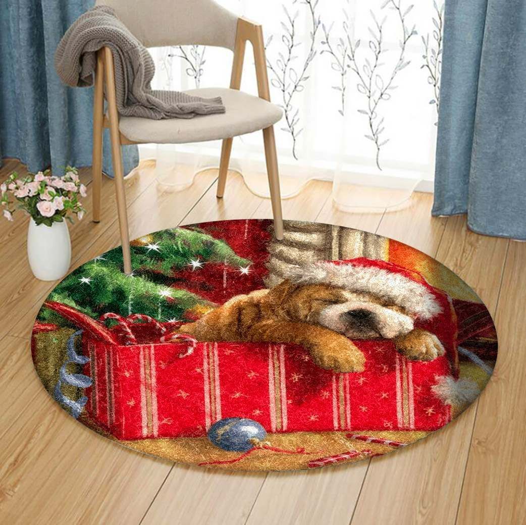 Bulldog Round Carpet