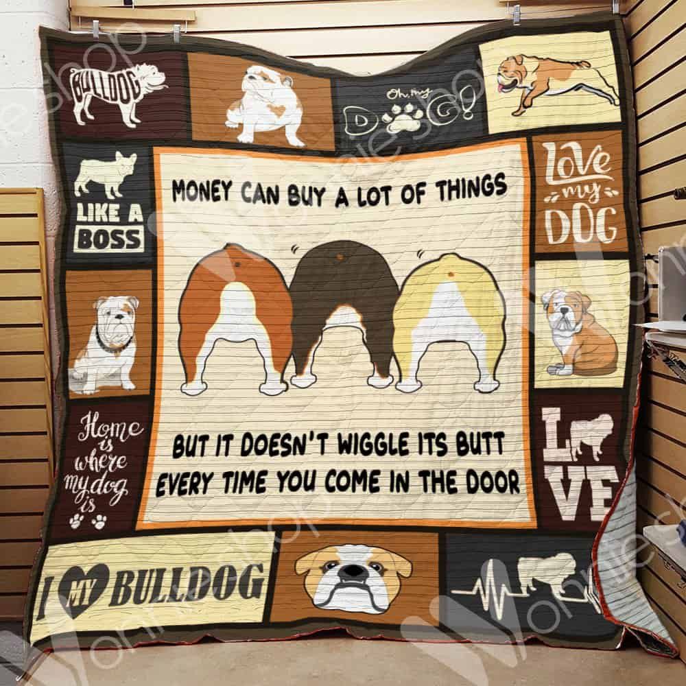 Bulldog Quilt Blanket DHC01021212TD