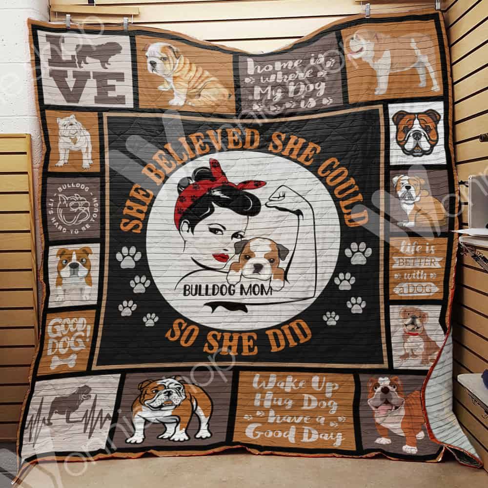 Bulldog Quilt Blanket DHC1002528TD