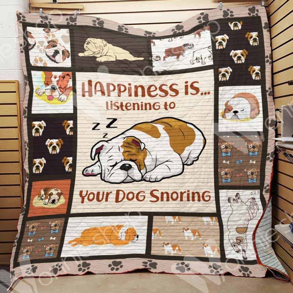 Bulldog Quilt Blanket DHC1002550TD