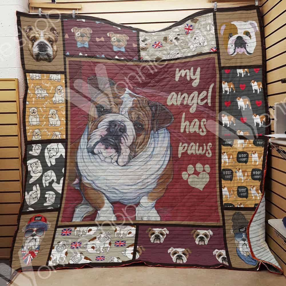 Bulldog Quilt Blanket DHC1002716TD