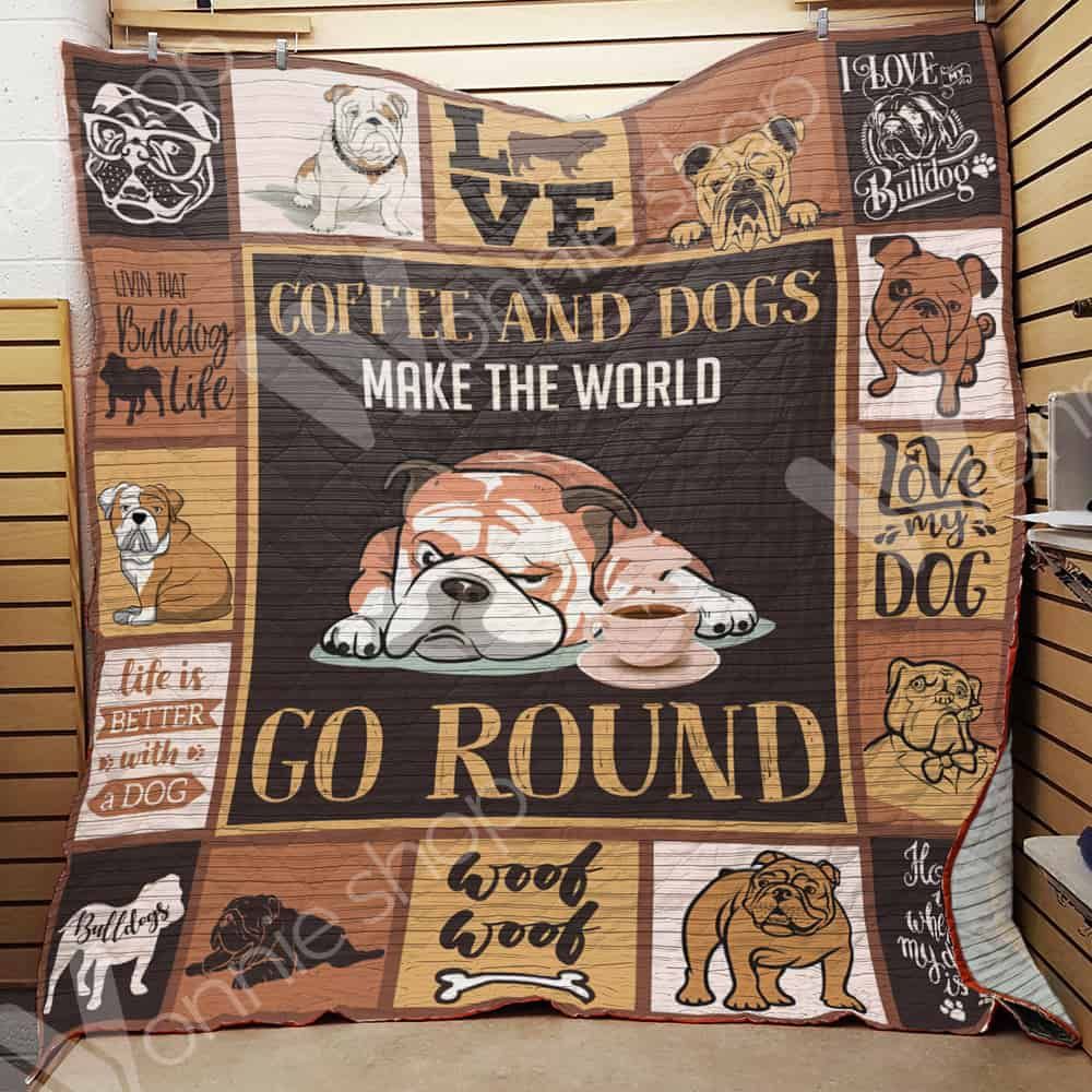 Bulldog Quilt Blanket DHC1002717TD