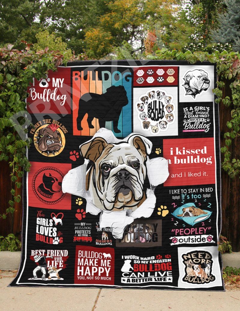 Bulldog Quilt Blanket DHC1312258VT