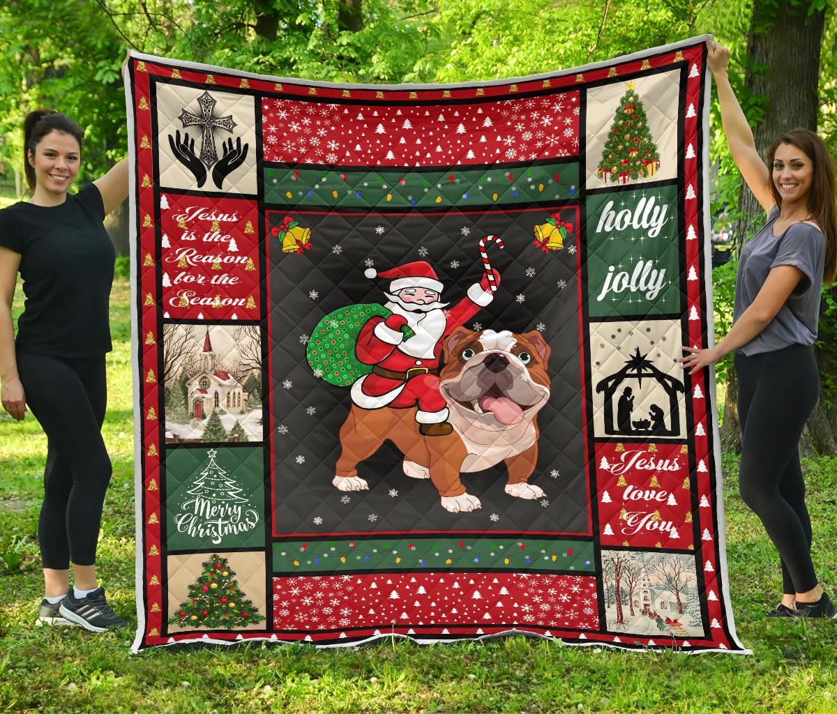 Bulldog Quilt Blanket DHC13123750VT