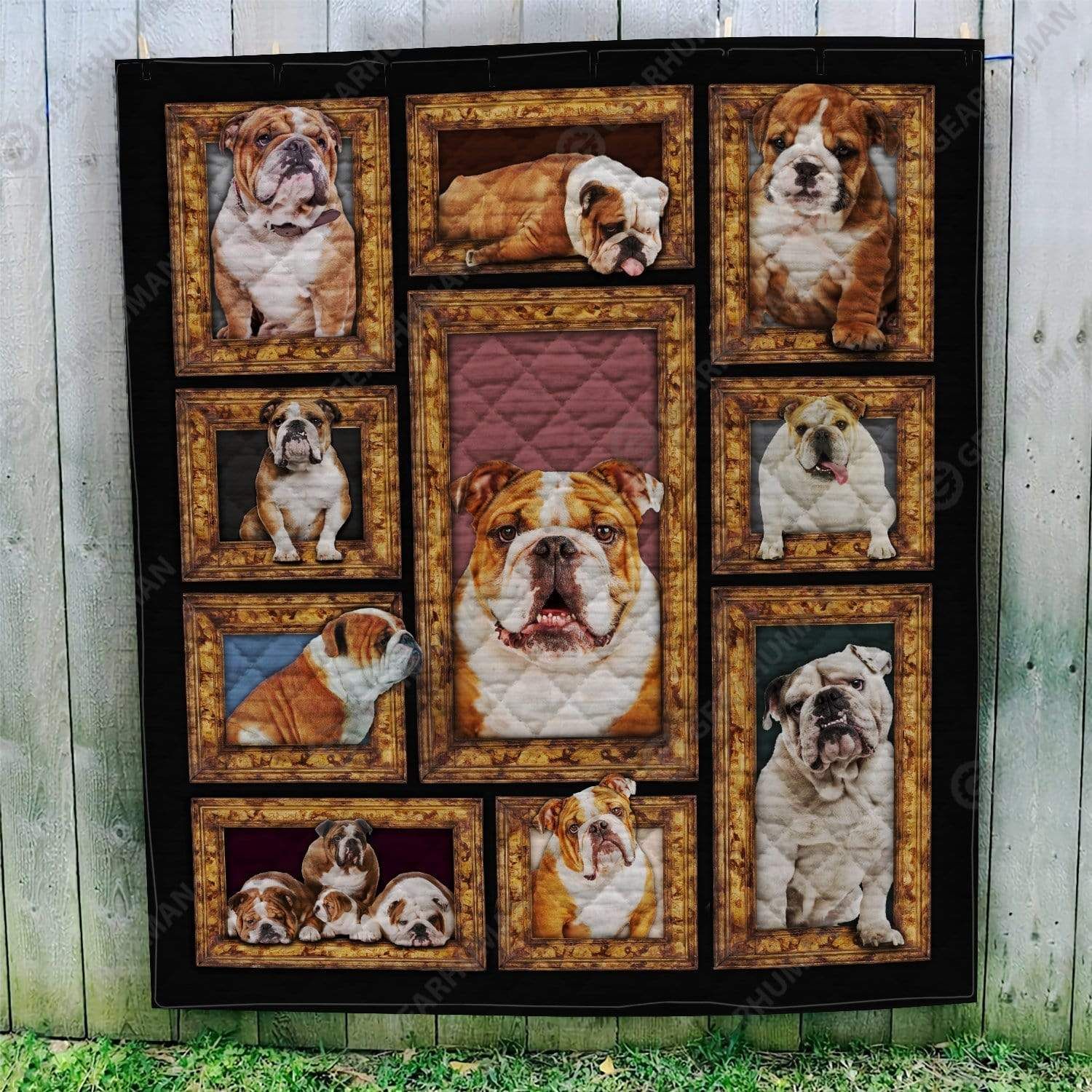 Bulldog Quilt Blanket DHC1312650VT