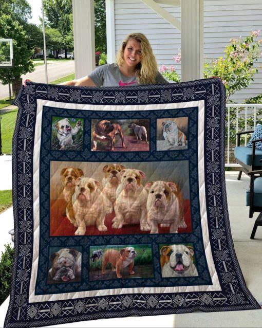 Bulldog Quilt Blanket DHC2911314VT