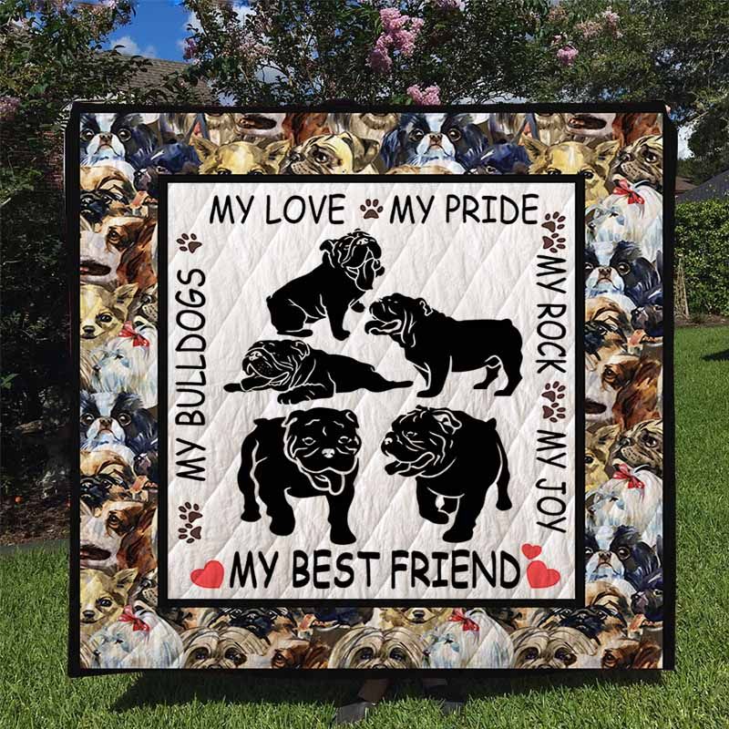 Bulldogs Quilt Blanket DHC170120697TD