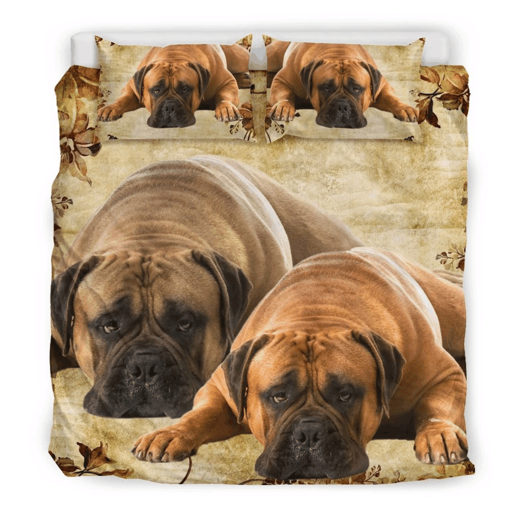Bullmastiff Dog Bedding Set