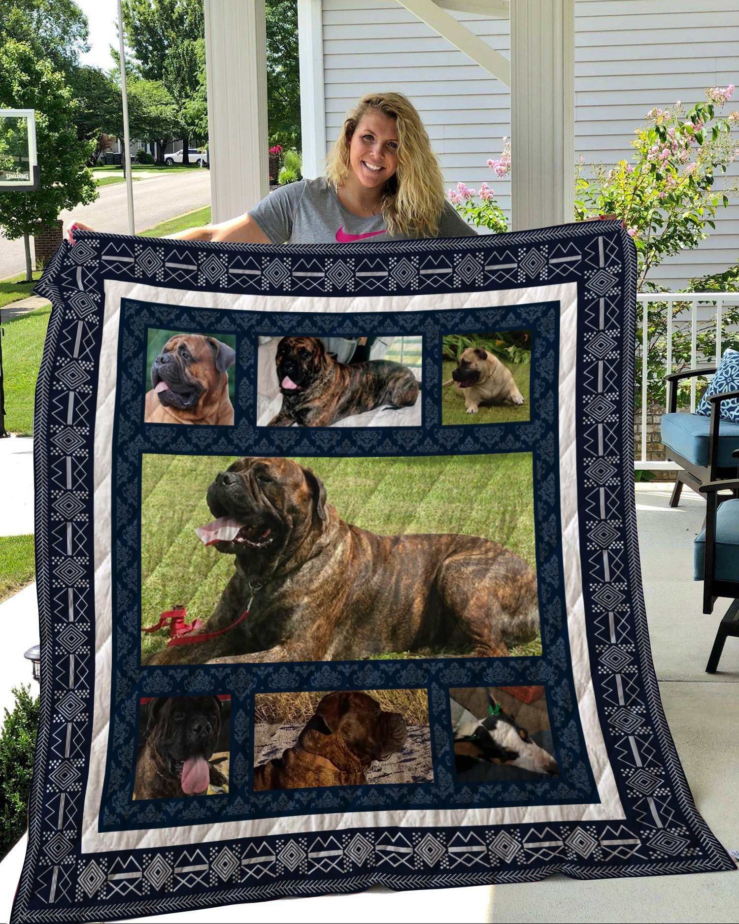 Bullmastiff Quilt Blanket DHC2911145VT