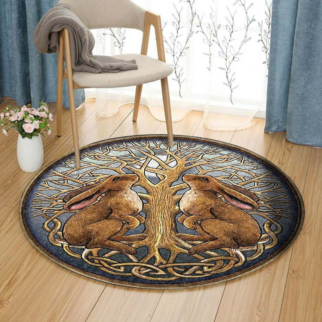 Bunny Round Carpet