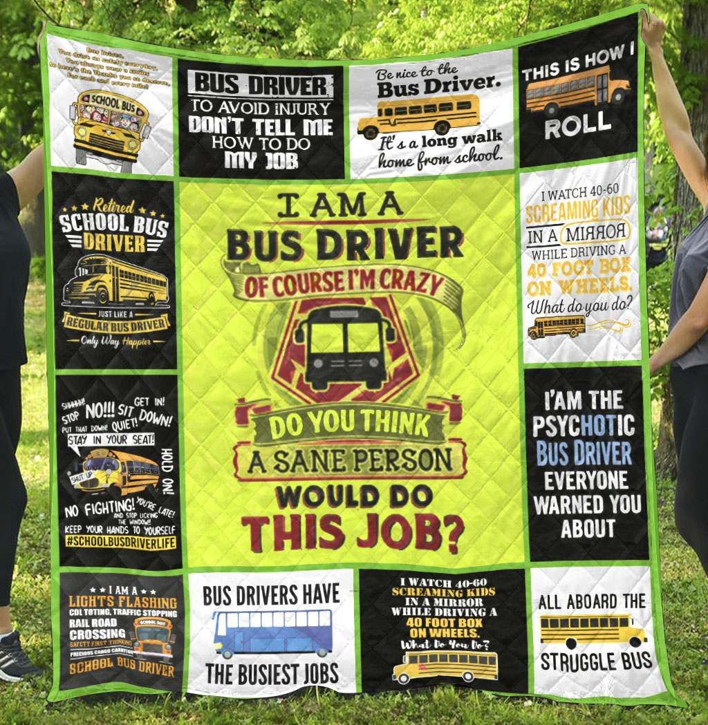 Bus Driver NG230702B TBG Quilt Blanket