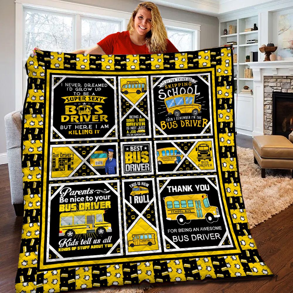 Bus Driver Quilt Blanket BBB180315HT