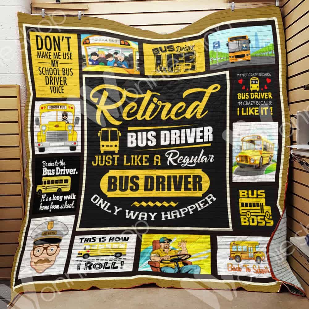 Bus Driver Quilt Blanket DHC06021132TD