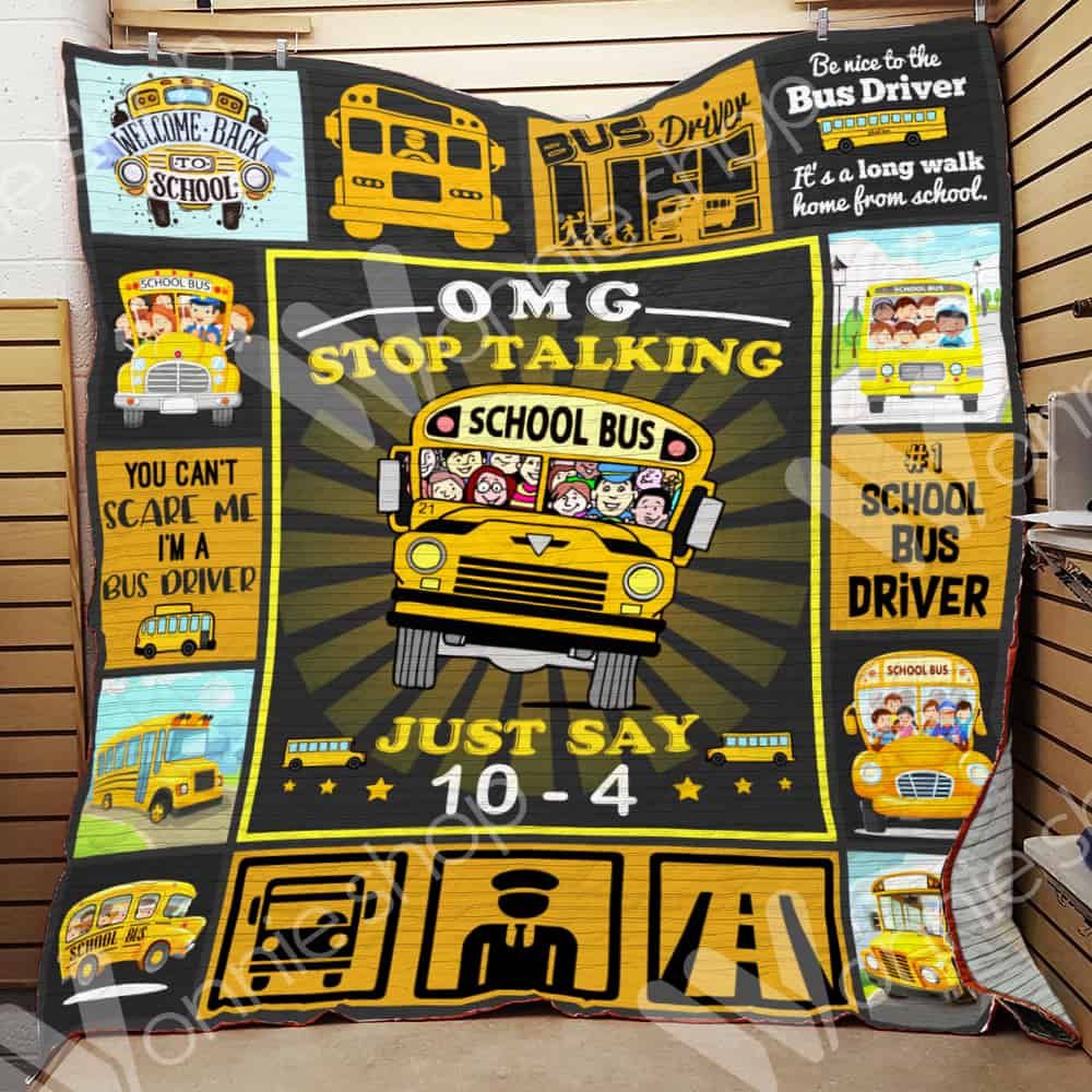 Bus Driver Quilt Blanket DHC06021142TD
