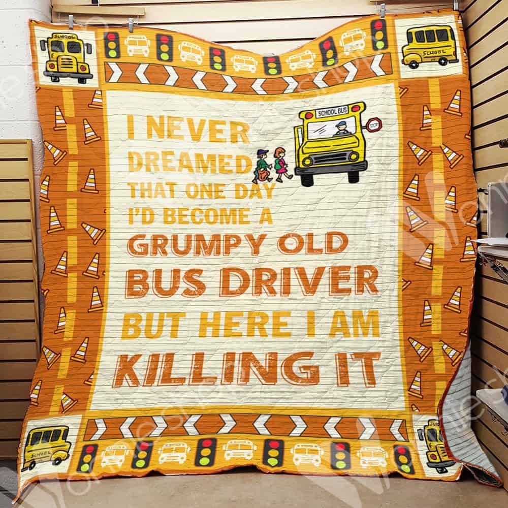 Bus Driver Quilt Blanket DHC06021146TD