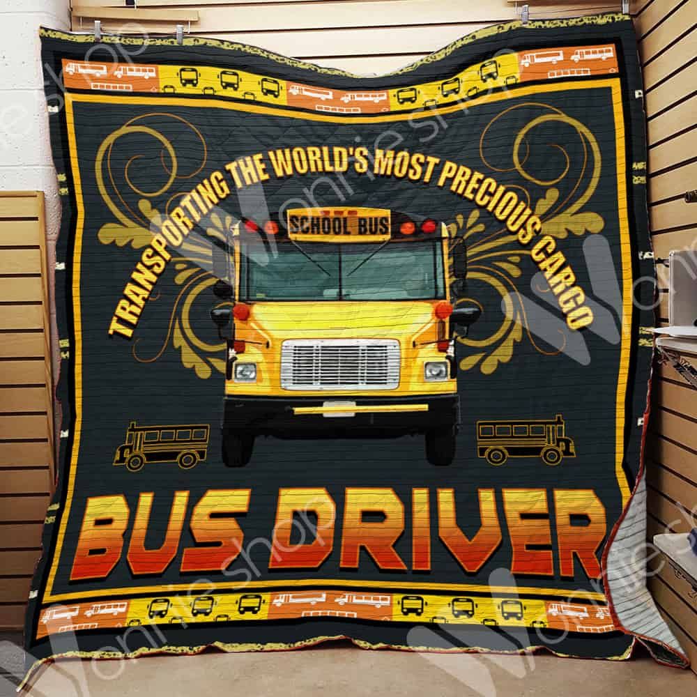 Bus Driver Quilt Blanket DHC06021159TD