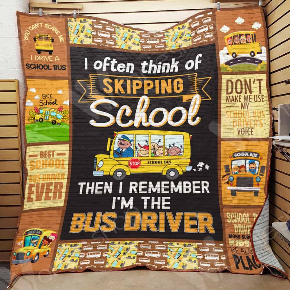 Bus Driver Quilt Blanket DHC06021164TD