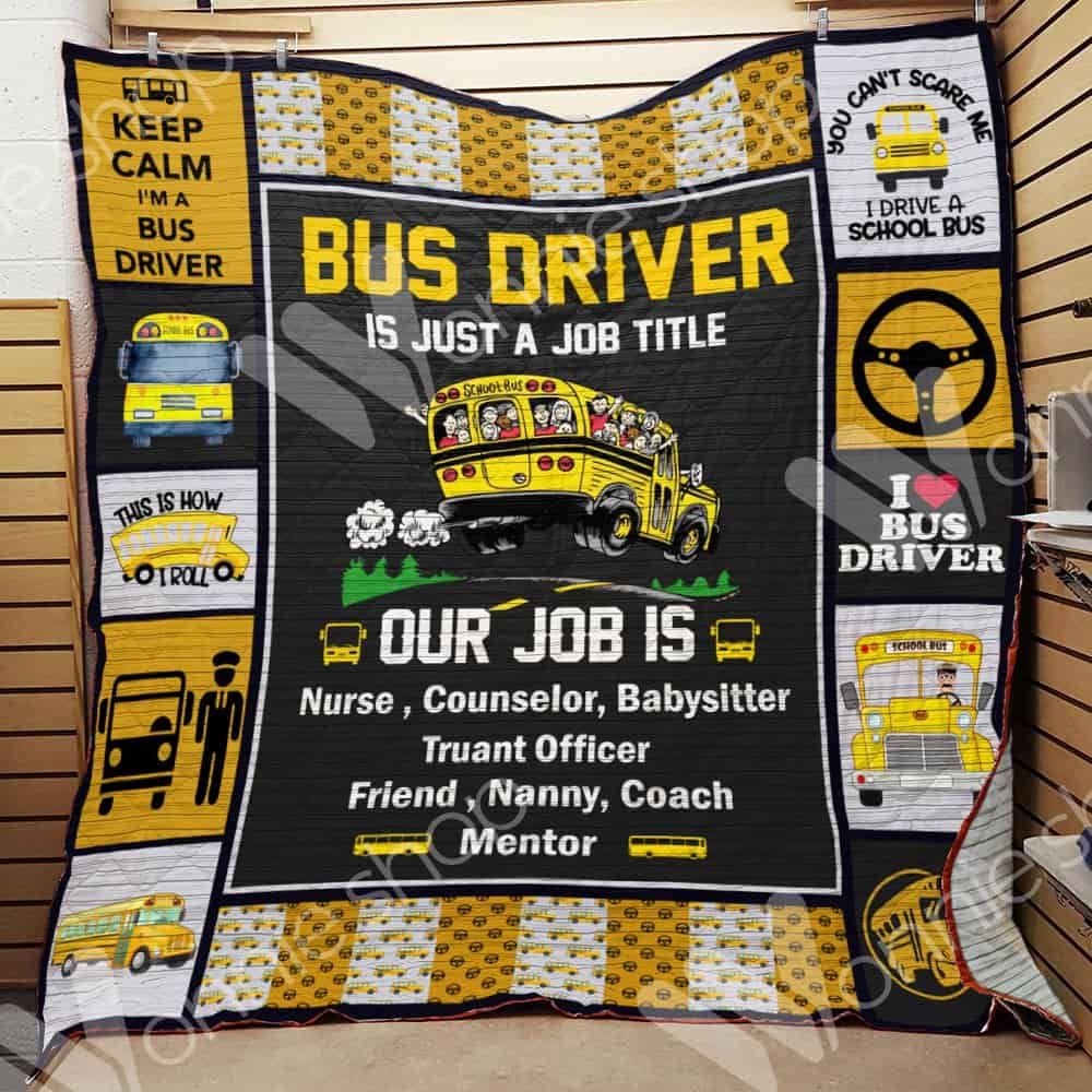 Bus Driver Quilt Blanket DHC06021167TD