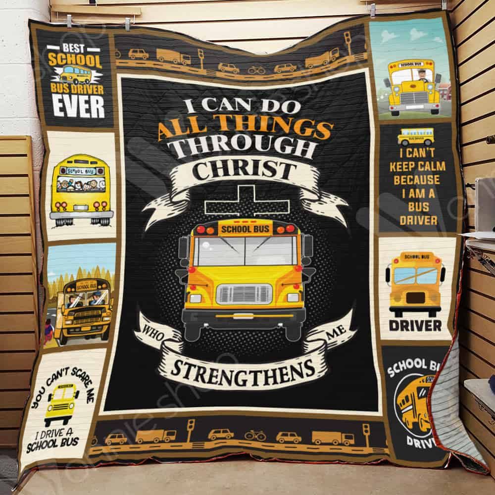 Bus Driver Quilt Blanket DHC06021168TD