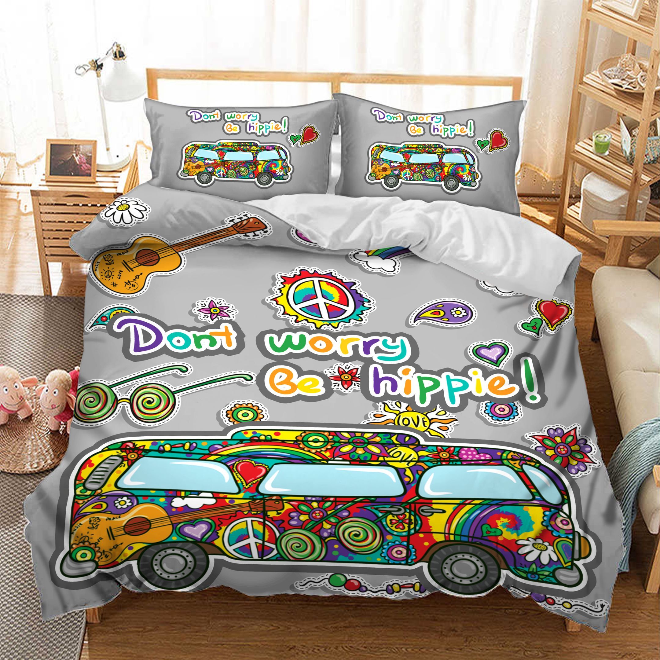 Bus Hippie Bedding Set