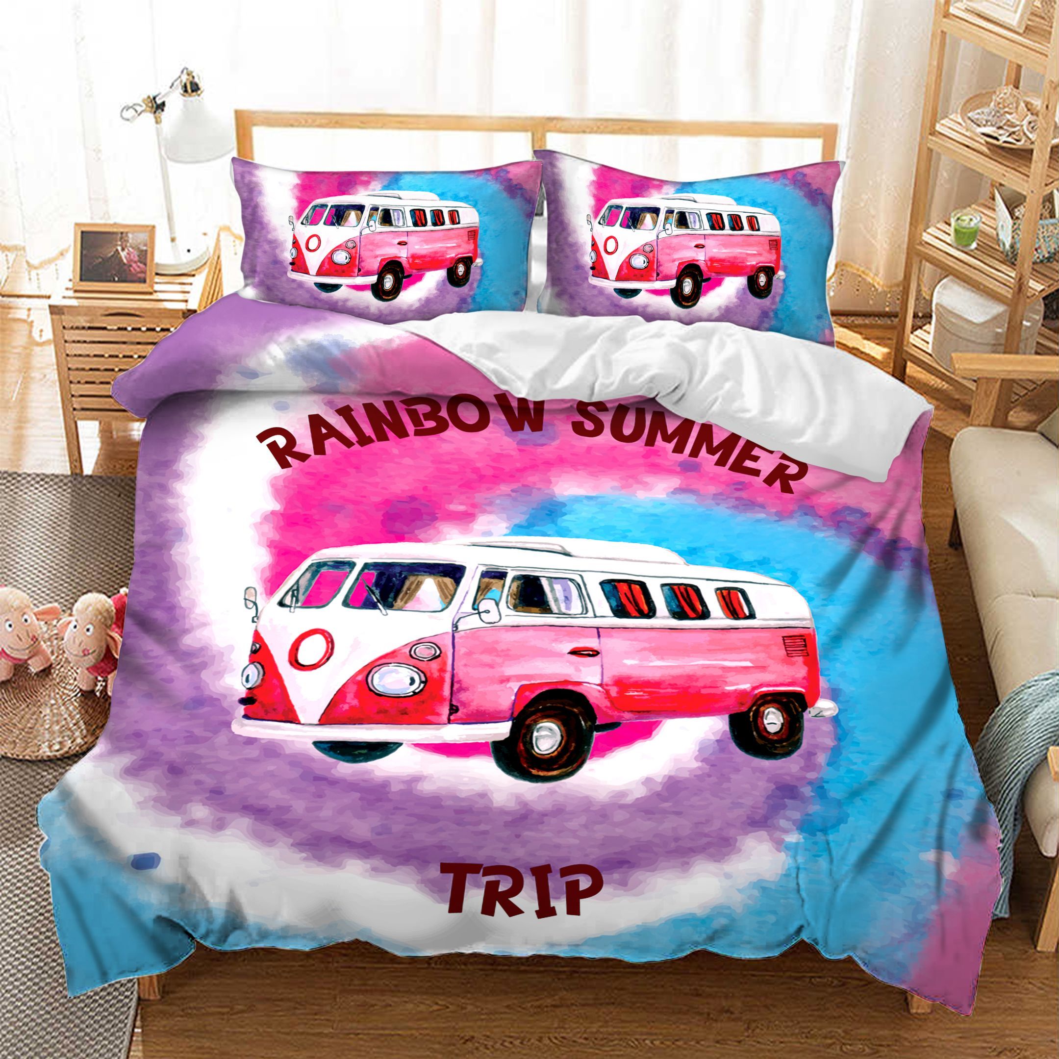 Bus Hippie Bedding Set