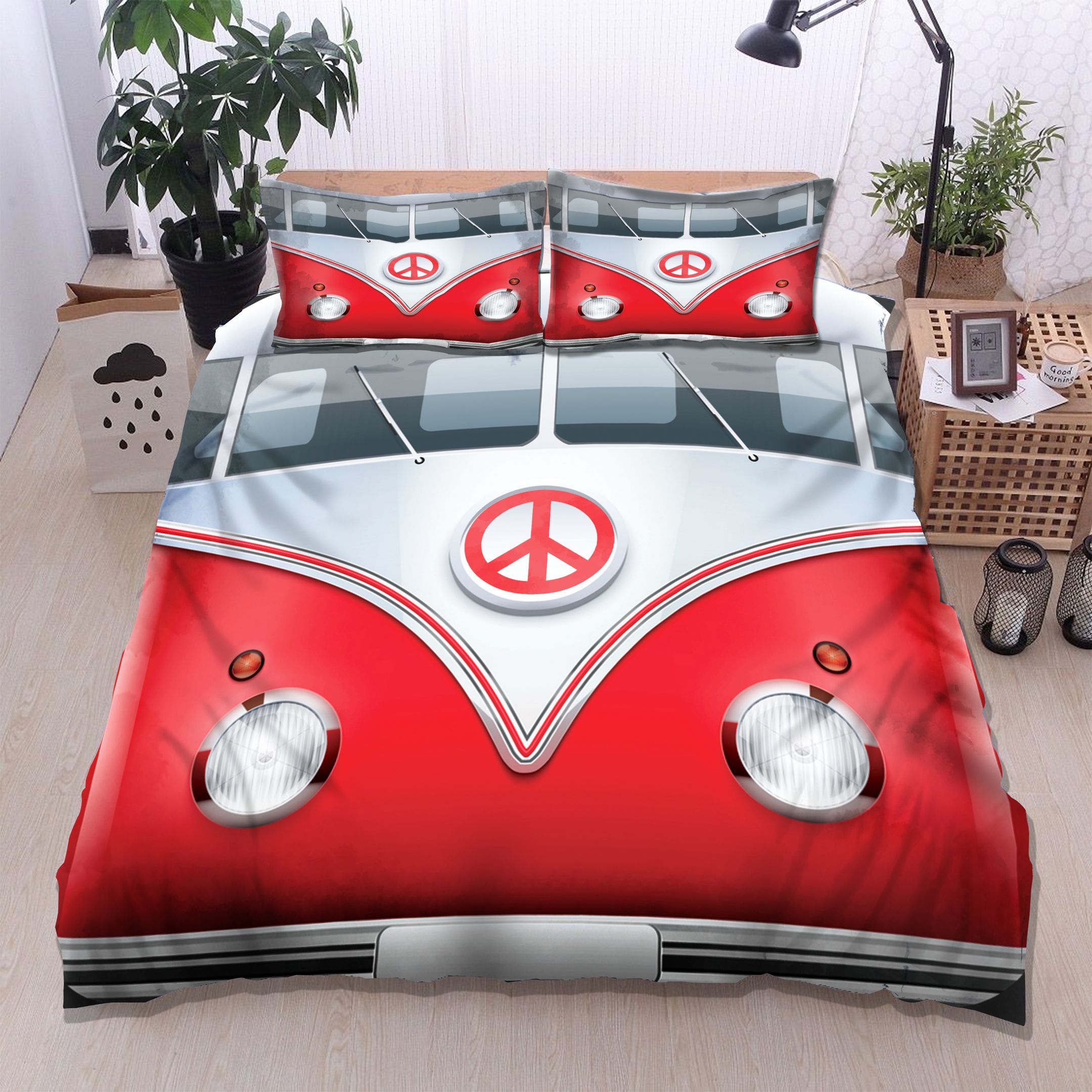 Bus Hippie Bedding Set