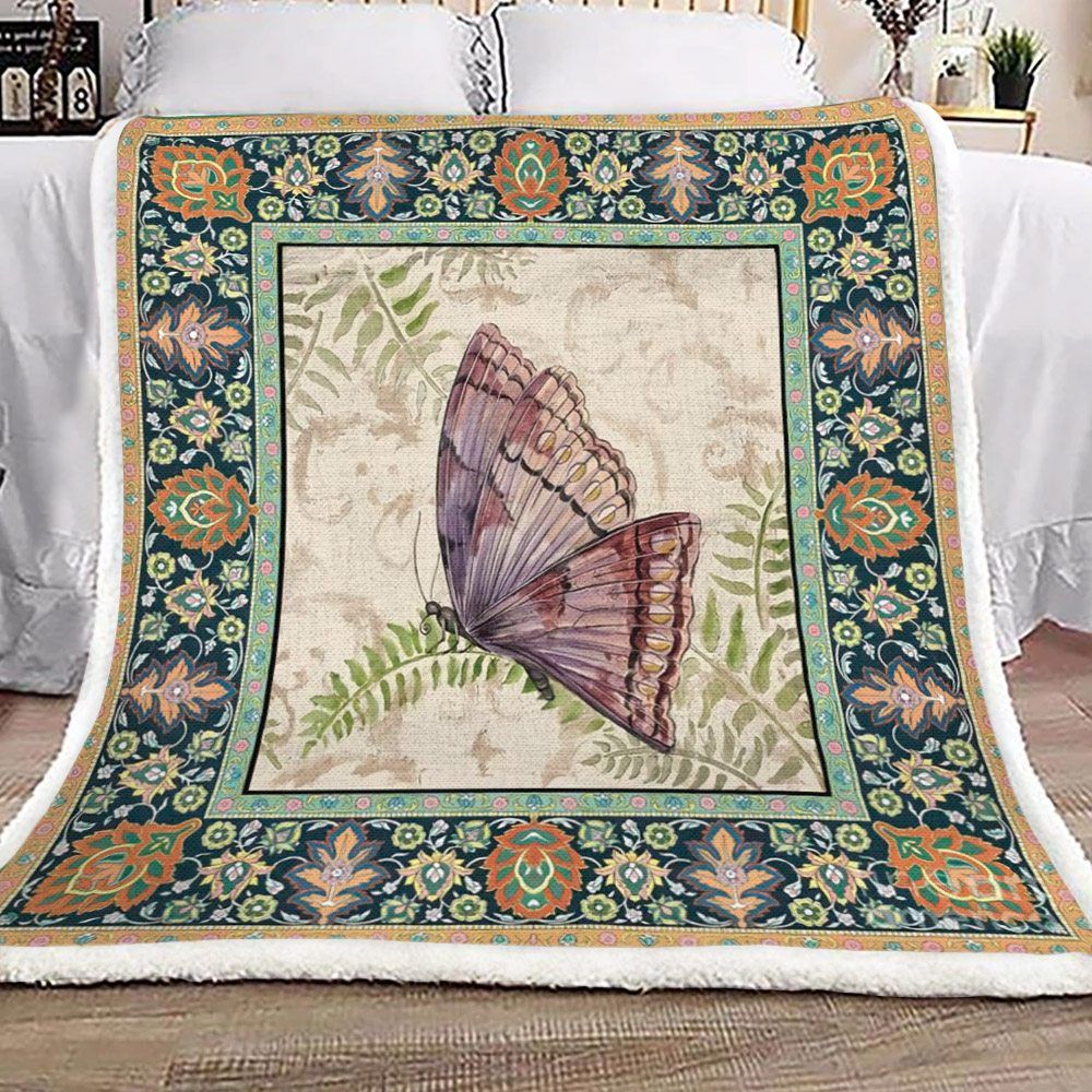 Butterfly Sherpa Fleece