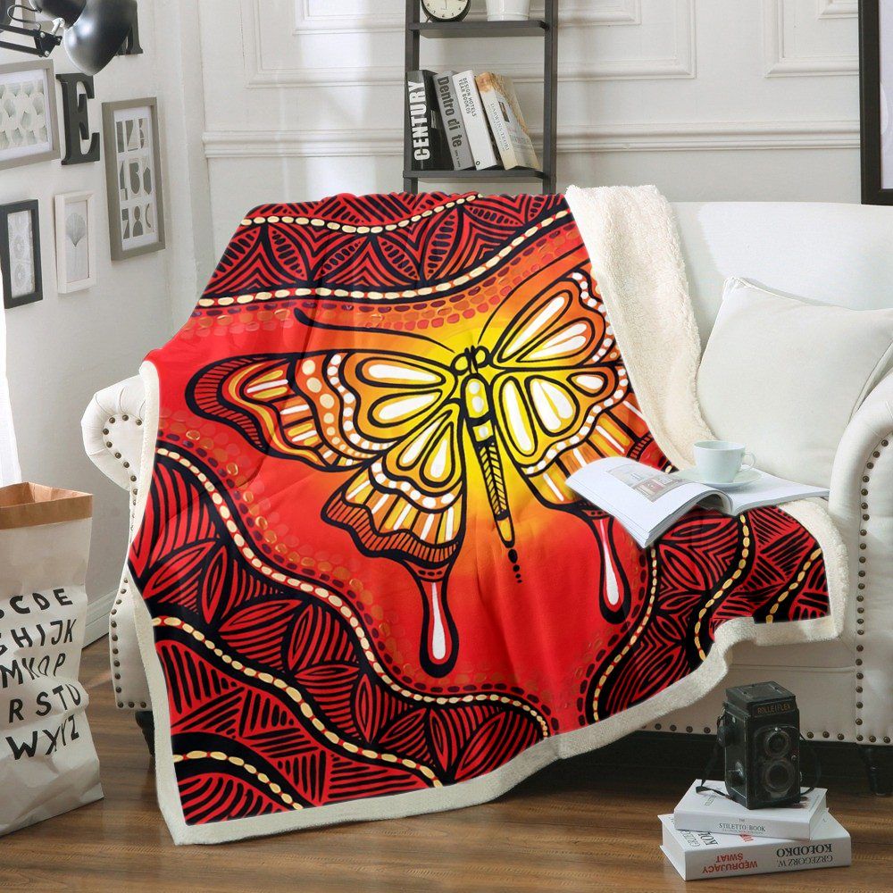 Butterfly Sherpa Fleece