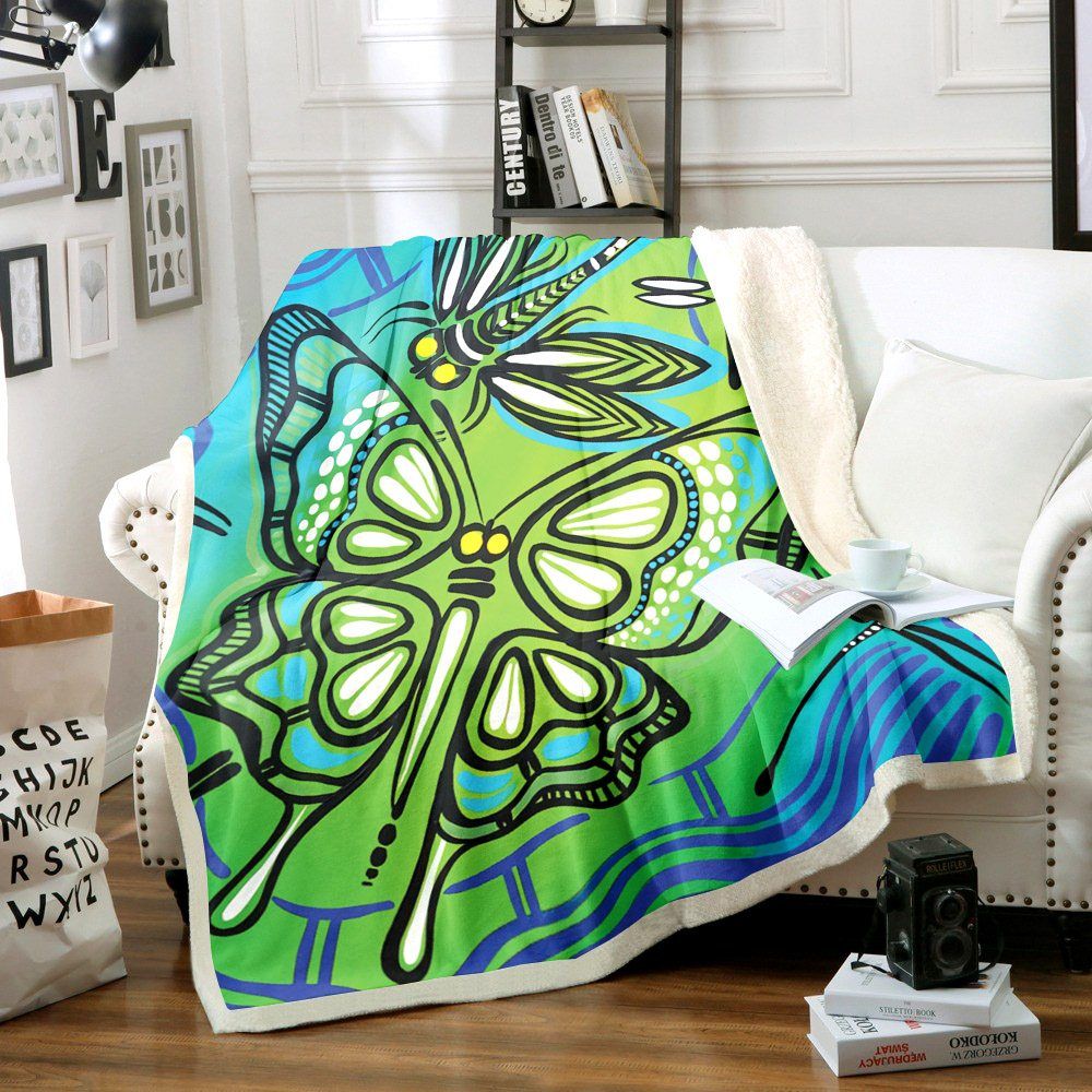 Butterfly Sherpa Fleece