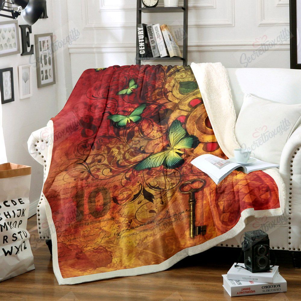 Butterfly Fleece Blanket
