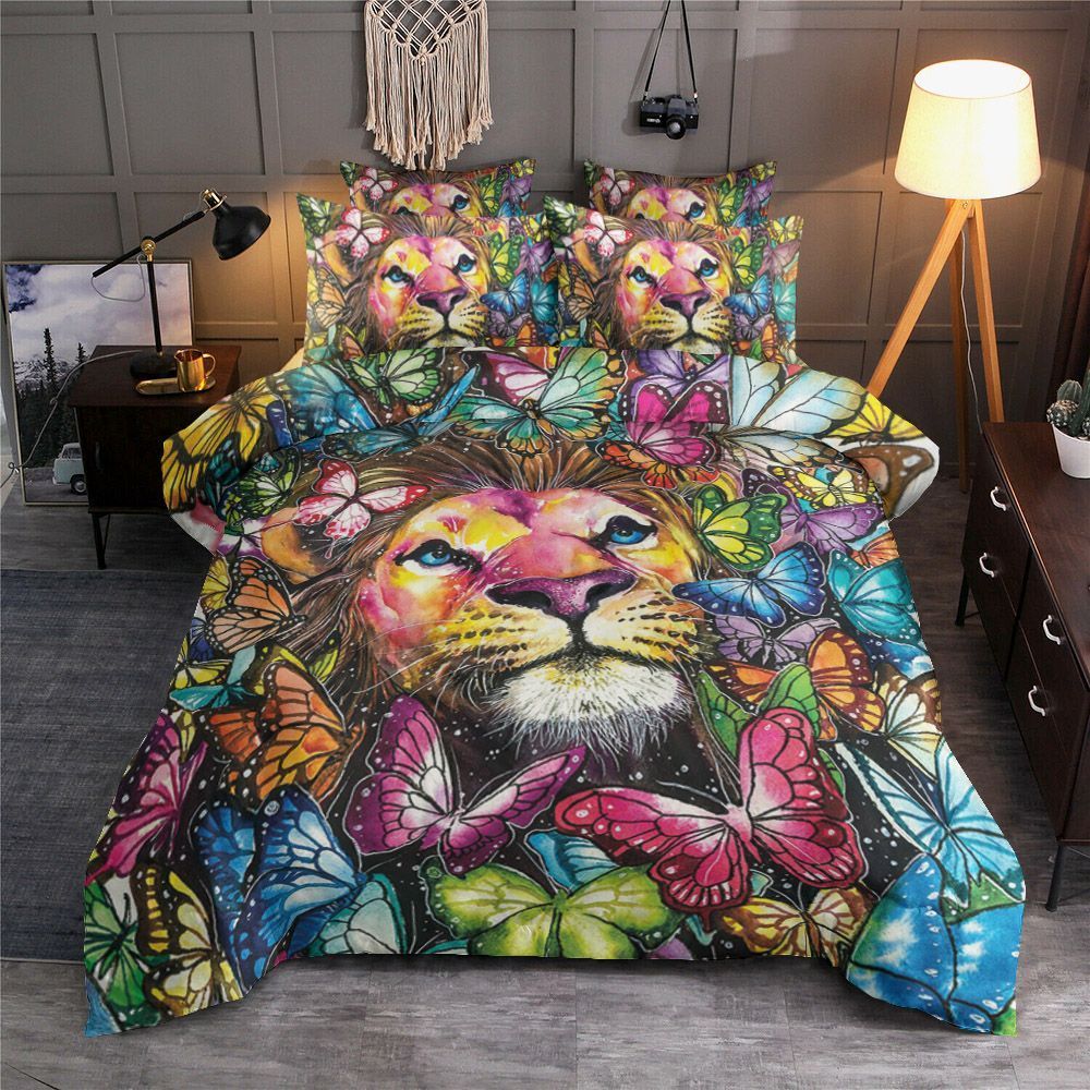 Butterfly And Lion Bedding Set